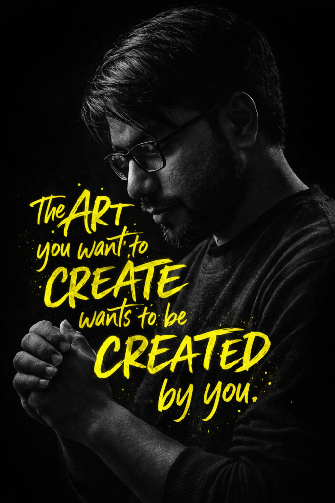 Cinematic Typography AI Art