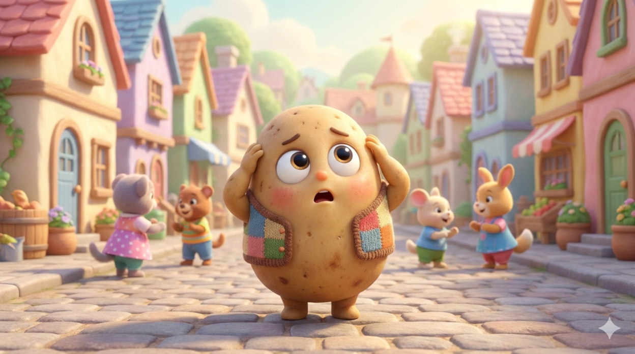 Aaloo Kachaloo: The Confused Potato Child