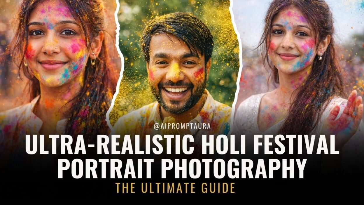Ultra-Realistic Holi Festival Portrait Photography: The Ultimate Guide
